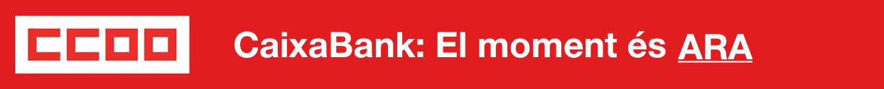 CCOO, El moment és ARA!