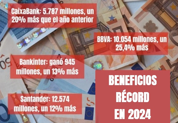 CCOO reclama que los beneficios record de los bancos redunden en mejoras para las plantillas y la clientela