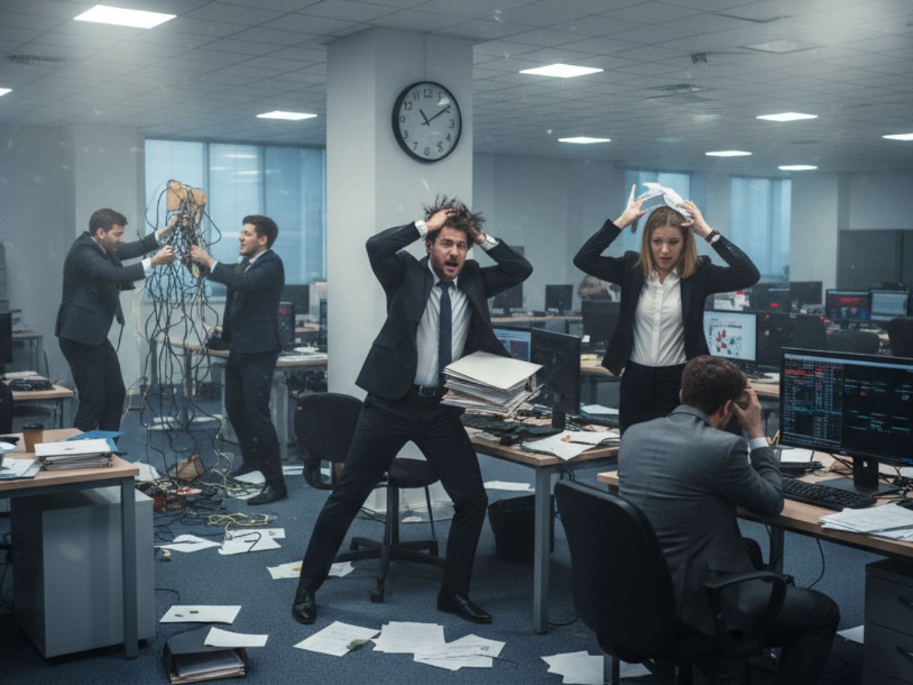 Empresas: Caos e incertidumbre