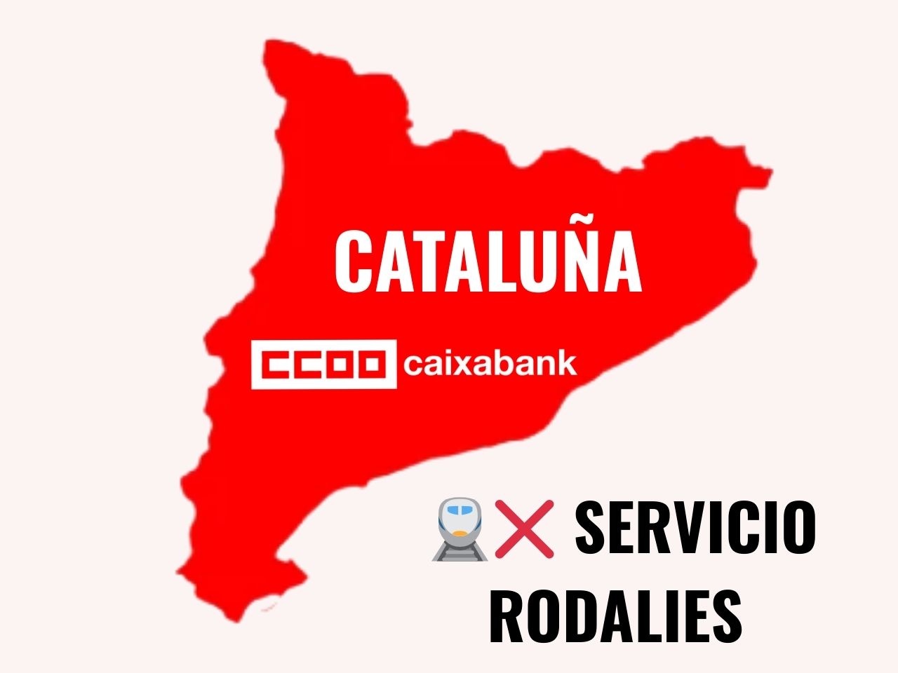 Crisis del Servicio de Rodalies: CCOO exige medidas de flexibilidad y teletrabajo para la plantilla