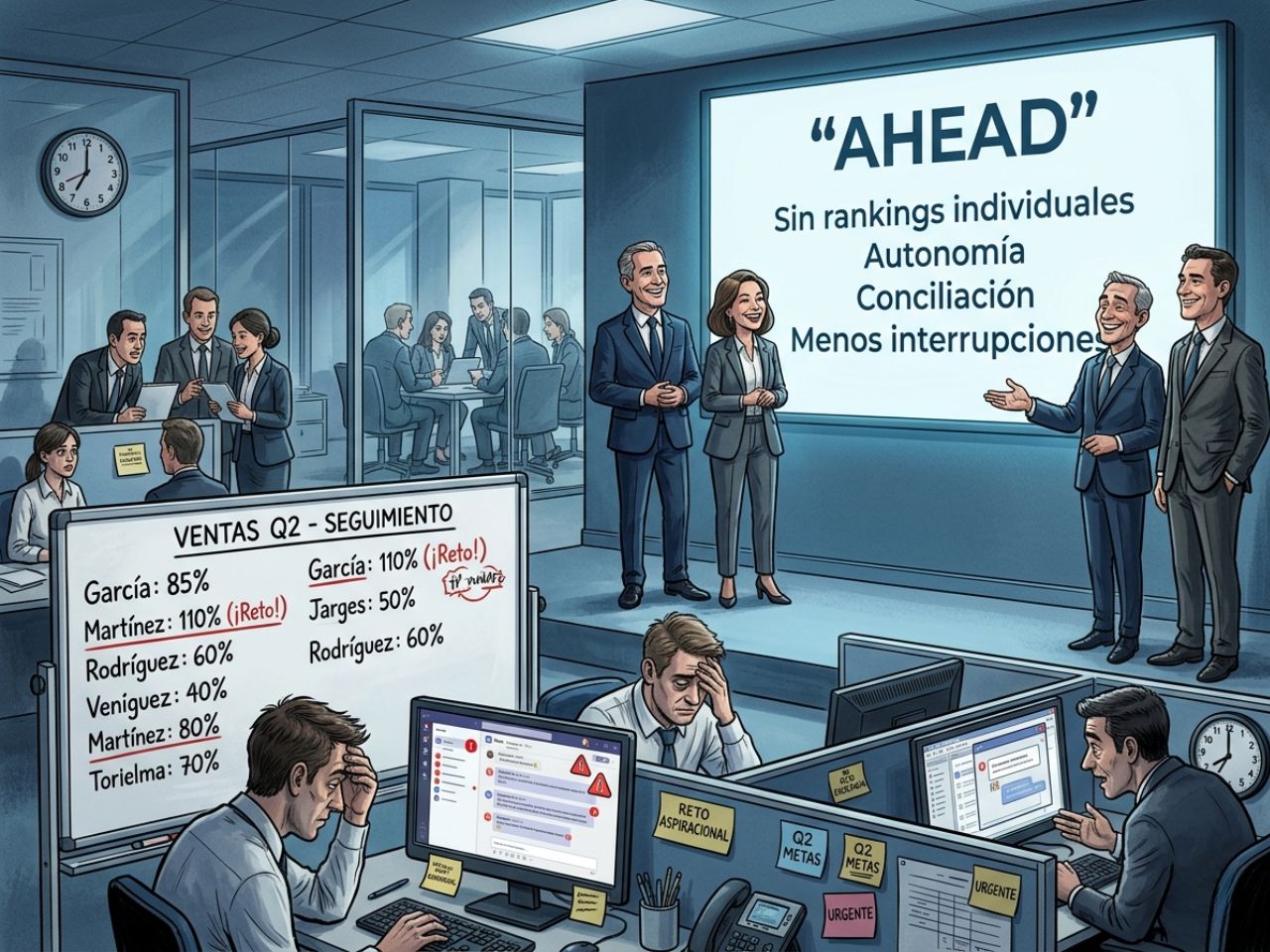 AHEAD dice una cosa. La realidad de la plantilla sigue diciendo otra.