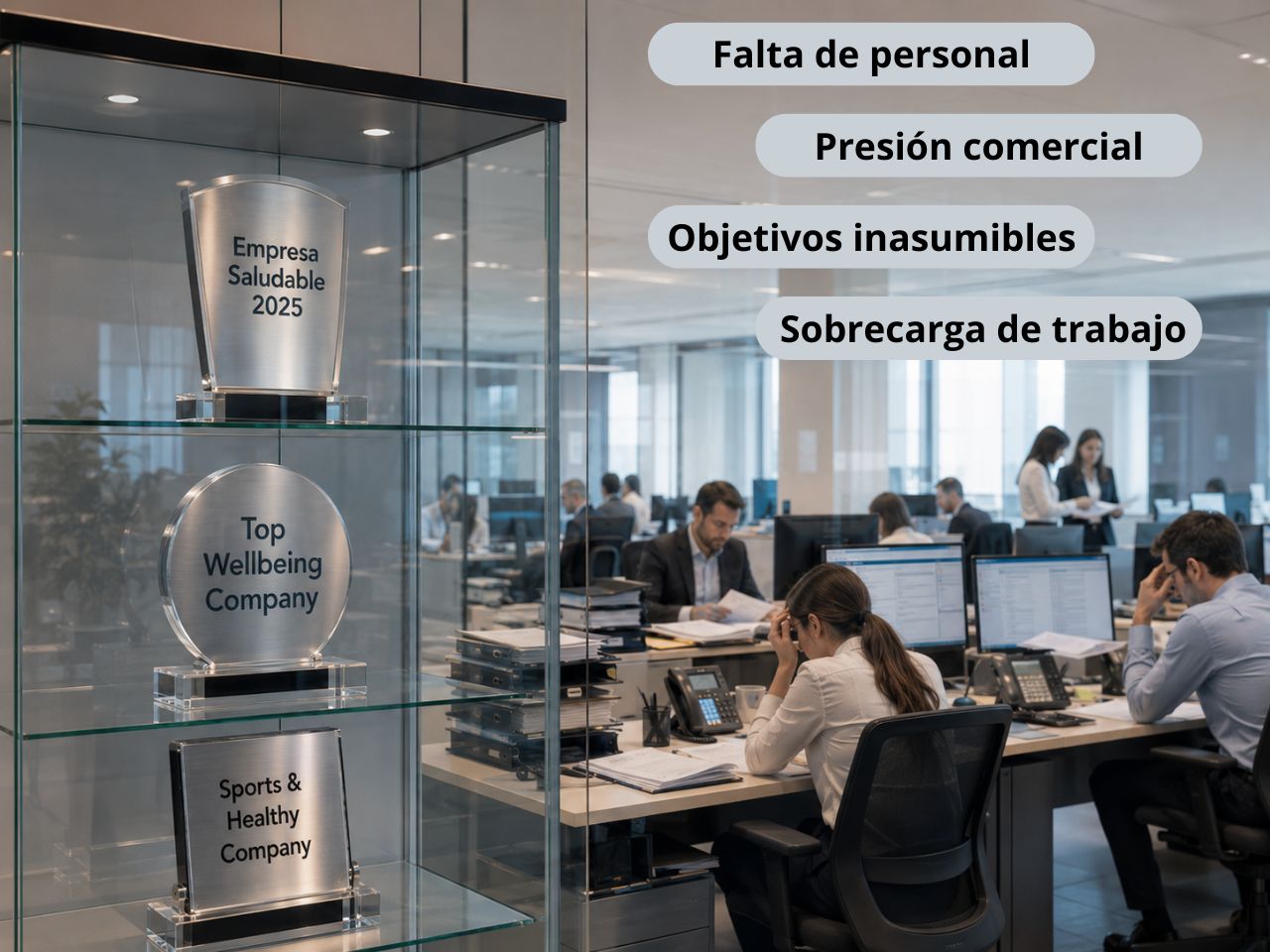 Empresa saludable y premiada… ¿para quién?